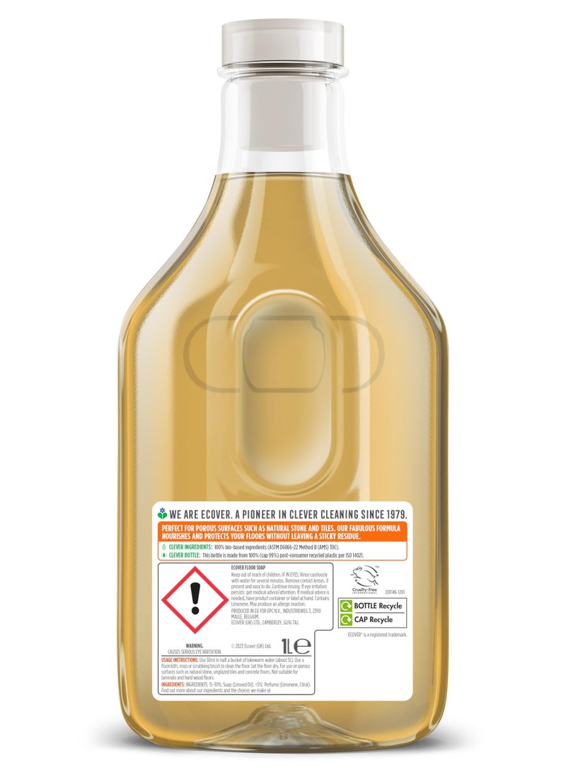 Ecover Floor Soap for Porous Surfaces 1L