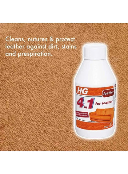 HG 4 In 1 Deep Cleaner For Leather - 250 ML