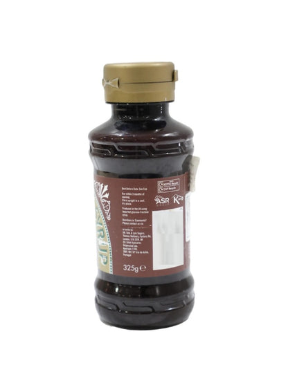 325g rich, chocolate topping, chocolate topping syrup, diets free, dry place, gluten-free, hot cocoa, ice cream, kcal fat, per 100g, salt less, syrup 325g, tate & lyle, topping syrup