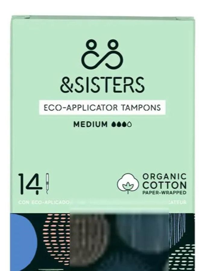 Organic Cotton Applicator Tampons Medium - &SISTERS