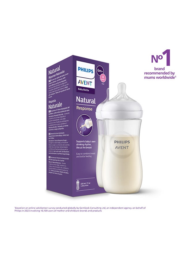 Philips Avent Natural Response Baby Bottle 330ml