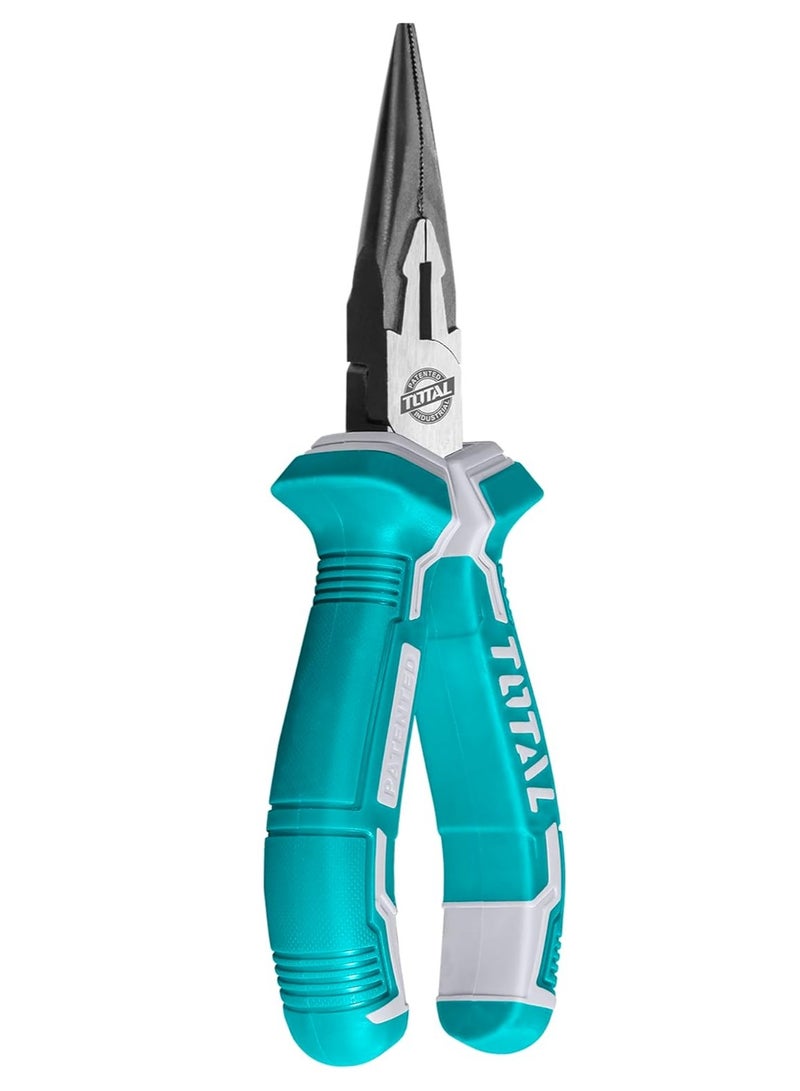 TOTAL Flat Long Nose Plier 6 Inch