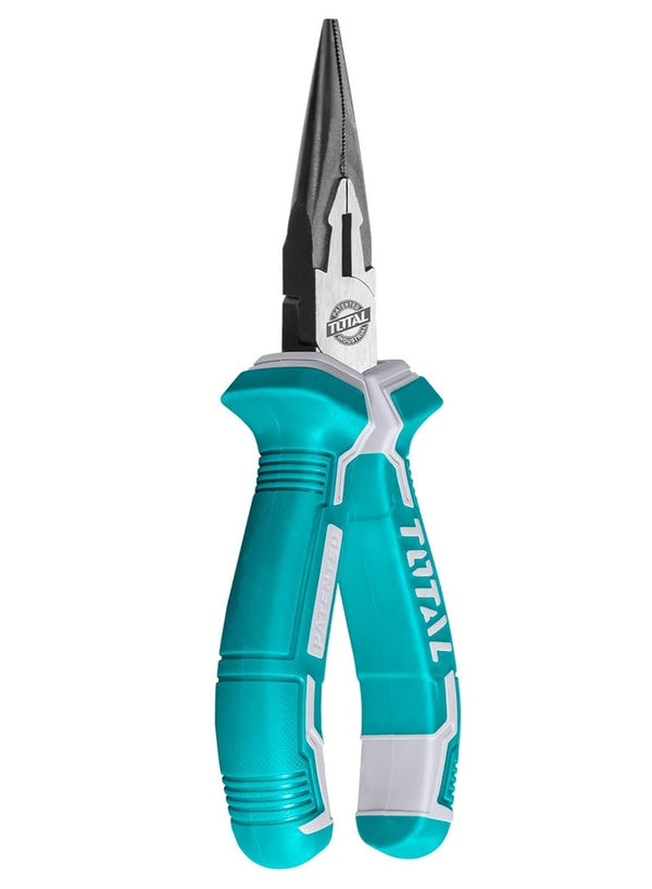 TOTAL Flat Long Nose Plier 6 Inch
