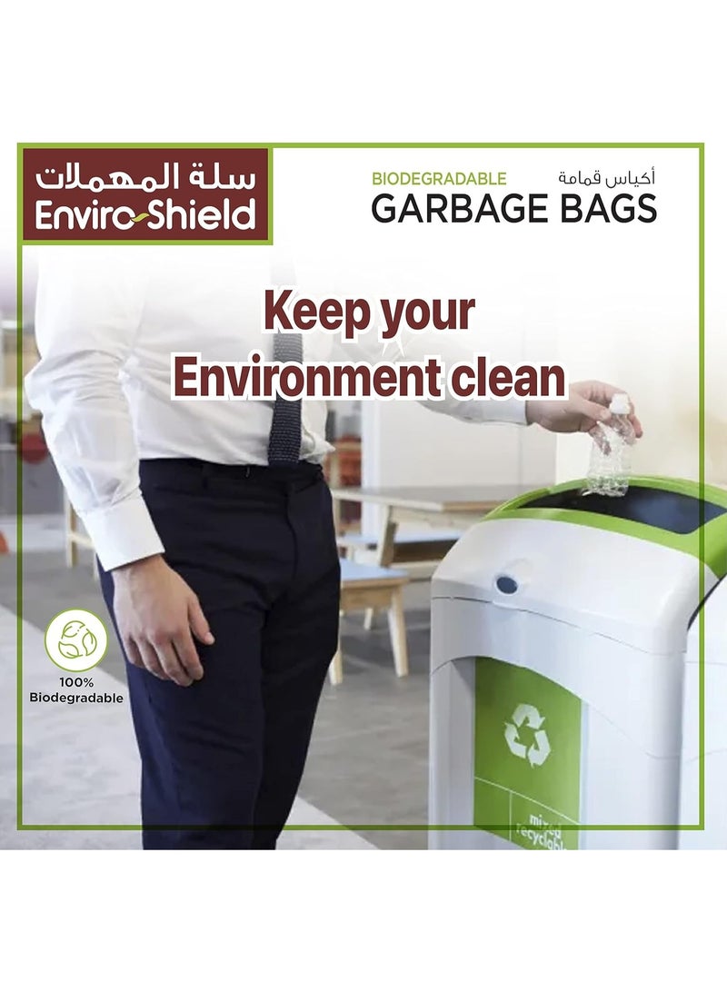 EnviroShield Biodegradable Garbage Bags - 5 Gallon