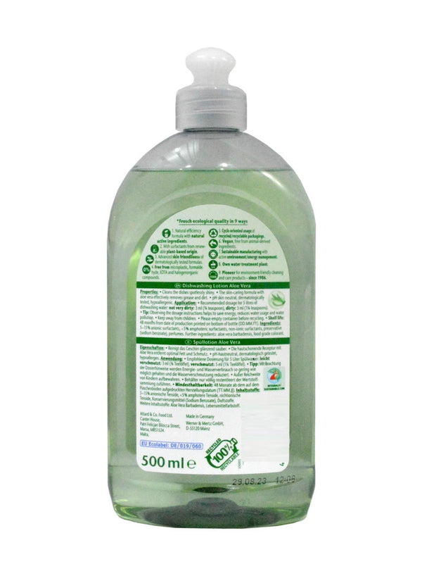 Frosch Aloe Vera Dishwashing Lotion 500 ML