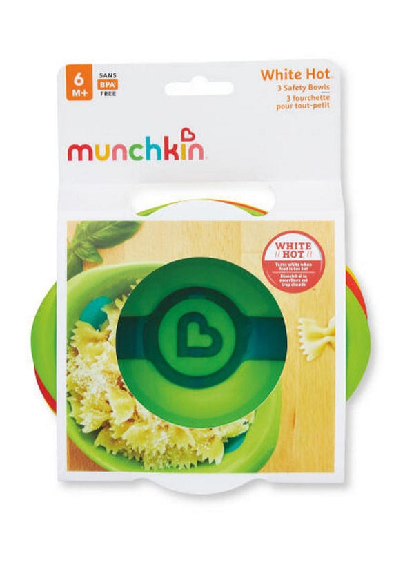 Munchkin White Hot Bowls 3 Pack