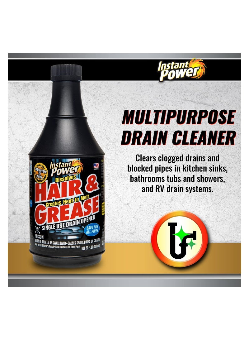 Instant Power Hair & Grease Drain Opener 591 ML