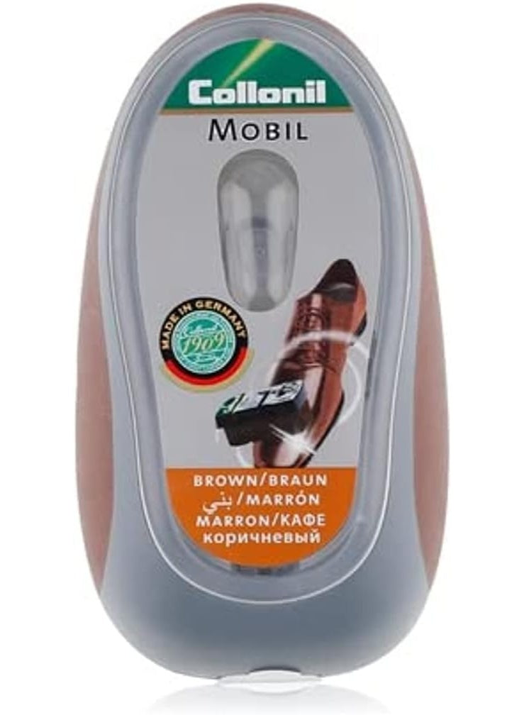 brown keep, care brown, collonil, cool dry, daily wear, dry place, hassle key, mobil sponge, mobil sponge shoe, rub evenly, shoe care, sponge shoe, sponge shoe care, unisex mobil, unisex mobil sponge