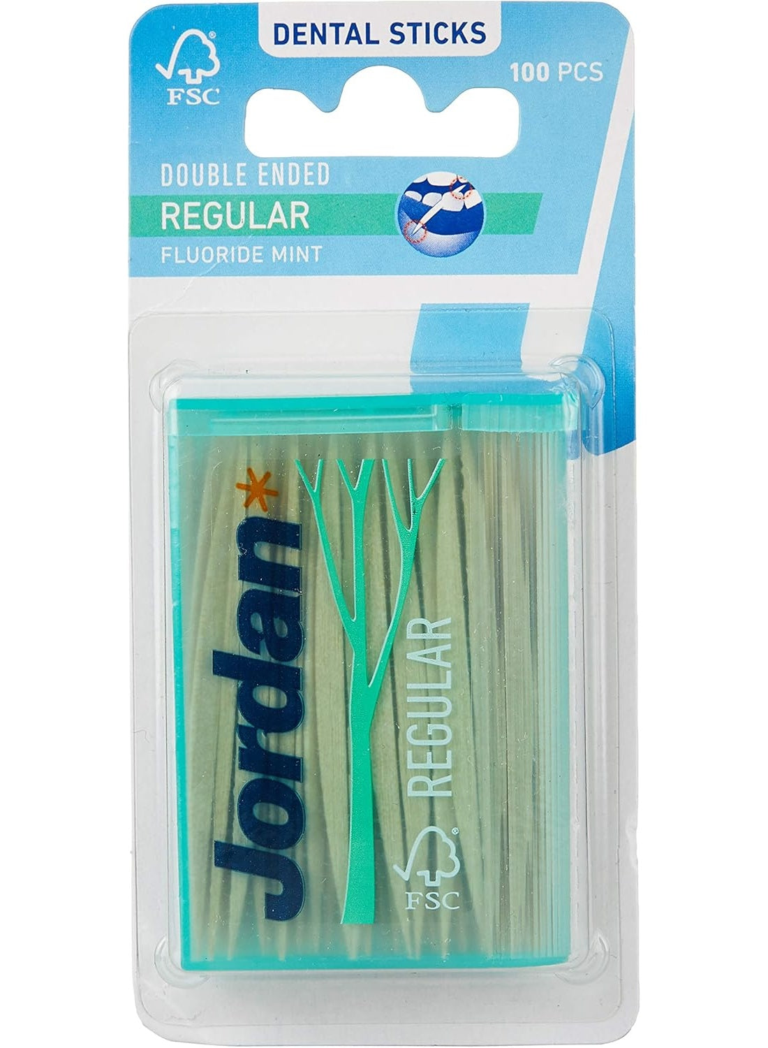 cool dry, dental stick, dental stick 100-pack, double ended, double ended fluoride, ended fluoride, ended fluoride mint, fluoride mint, fluoride mint dental, jordan, mint dental, mint dental stick, regular double, regular double ended, stick 100-pack