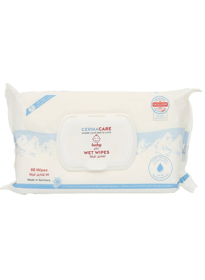 Gentle Baby Wet Water Wipes 60 Sheets - Germacare