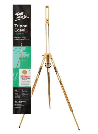 Mont Marte Tripod Easel - Premium Pine Wood