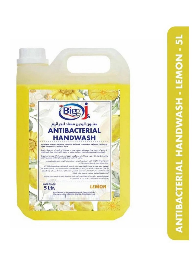 Mr. Bigg J'S Antibacterial Hand Wash Lemon 5L