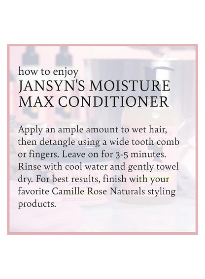 Camille Rose Jansyns Moisture Max Conditioner