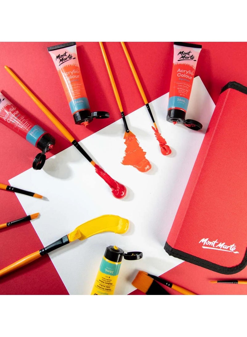 Mont Marte Acrylic Brush Set 11Pc