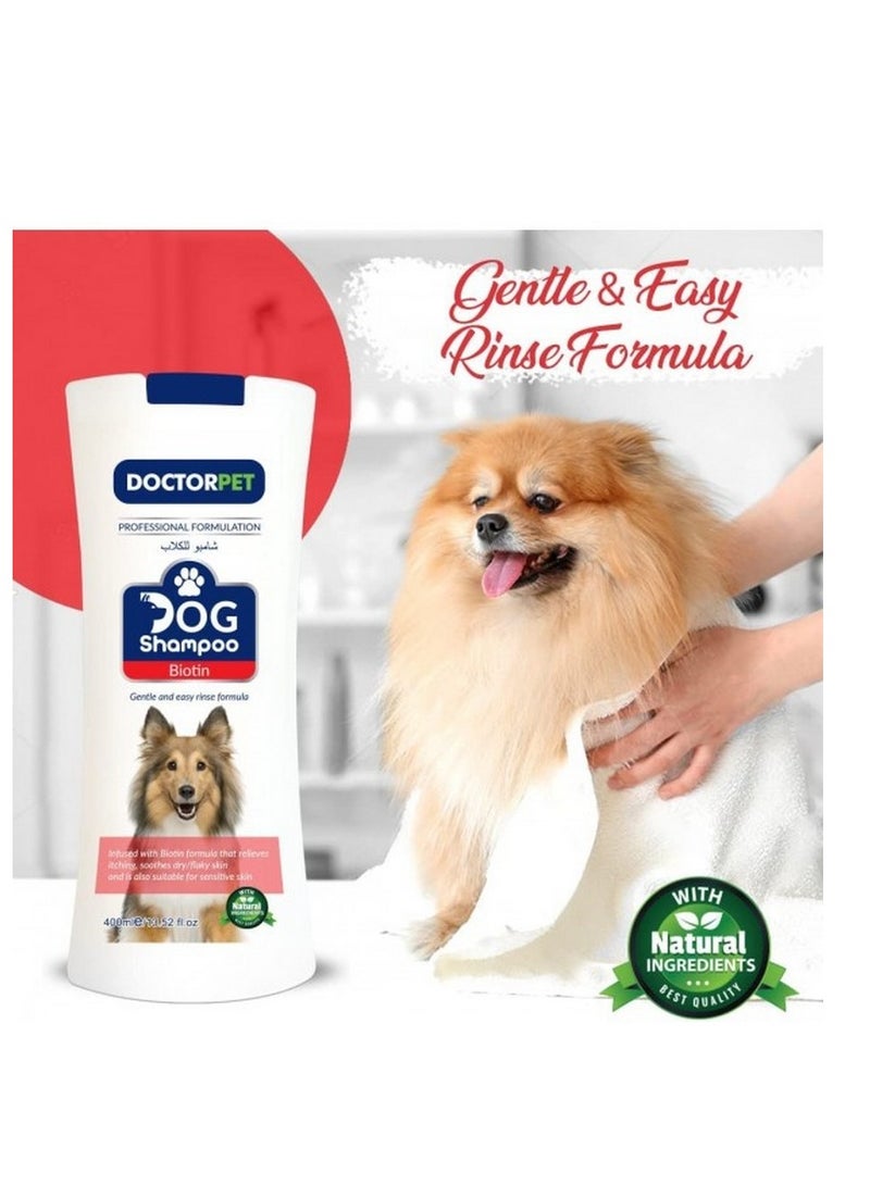 DoctorPet Biotin Dog Shampoo 400 ML