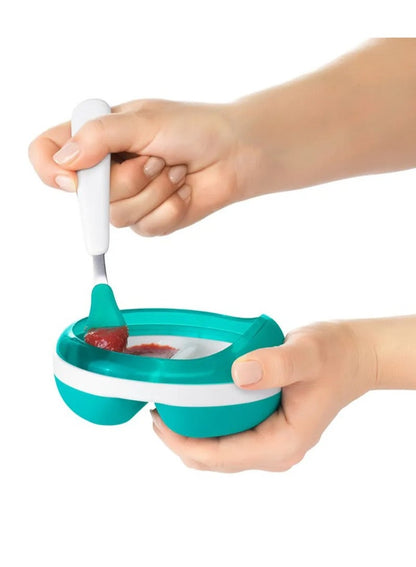 OXO Tot Feeding Spoon Set - Soft Silicone Teal
