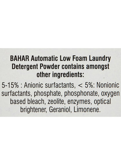 Bahar Automatic Laundry Detergent Powder 1.5 Kg