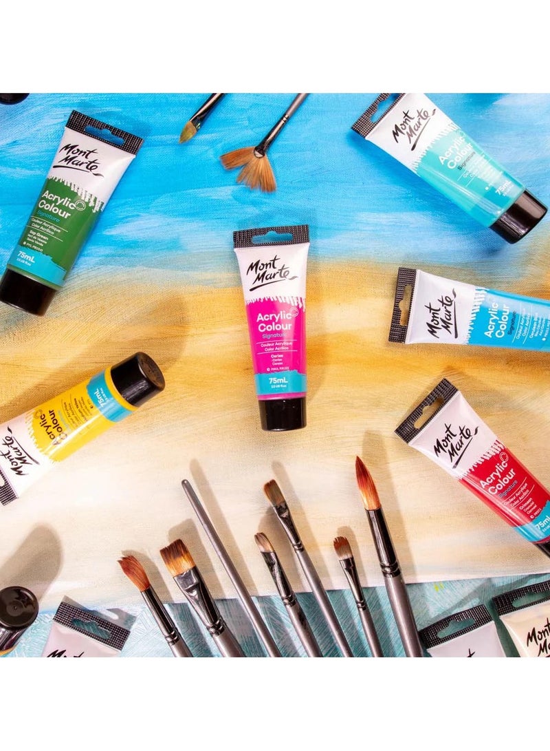Mont Marte Cerise Acrylic Paint 75ML Tube
