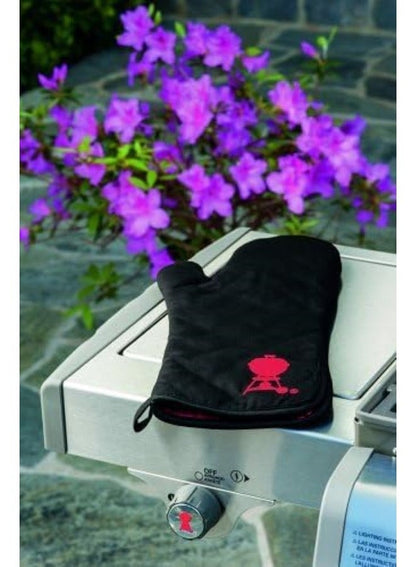 Weber Cotton Heat Resistant Mitts Black