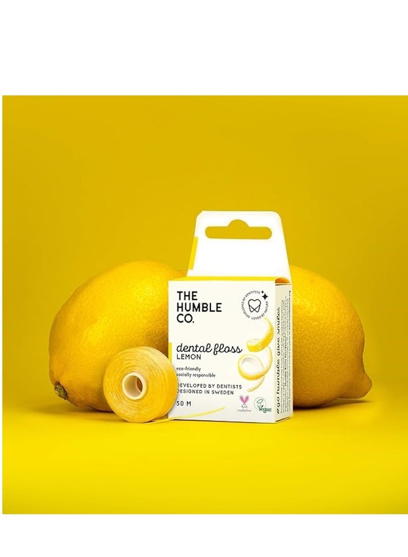 Dental Floss Lemon 50m - The Humble Co.