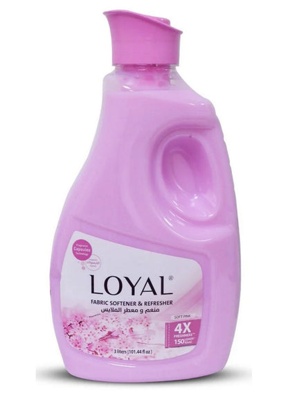 Loyal Fabric Softener Freshener Soft Pink 3 L