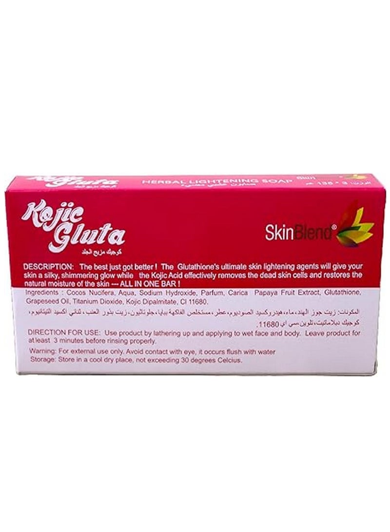 Skin Blend Kojic Gluta Soap 135g x 3