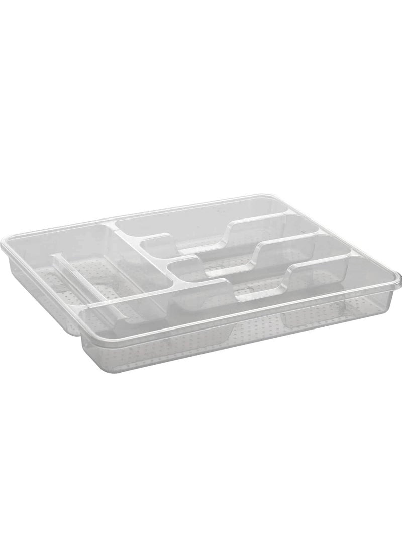 Hobby Life Plastic Transparent Big Cutlery Tray