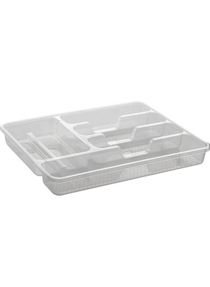 Hobby Life Plastic Transparent Big Cutlery Tray