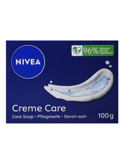 bar 100g, care soap, care soap bar, creme care, creme care soap, hand soap, hand wash, keep hands, nivea, oils cares, rich foam, soap bar, soap bar 100g, soft hand, wash soap