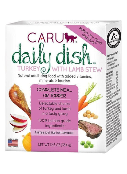 CARU Daily Dish Turkey With Lamb Stew for Dogs