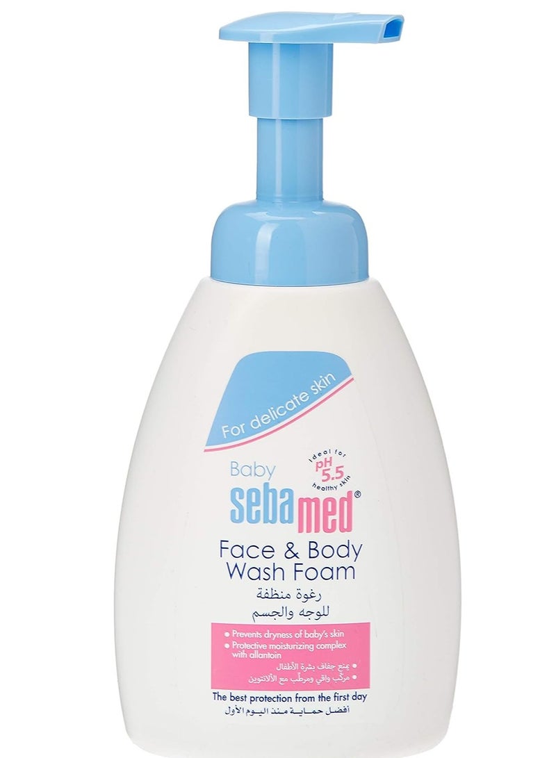 Sebamed Baby Face & Body Wash Foam 400 ML