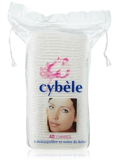 CYBELE Square Cotton Pads 40 Pieces