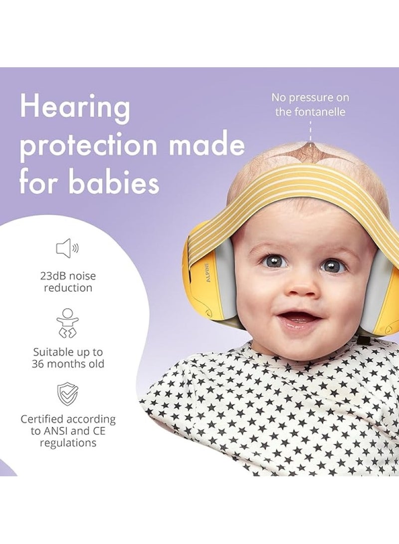 Alpine Baby Muffy Yellow Earplugs for Children