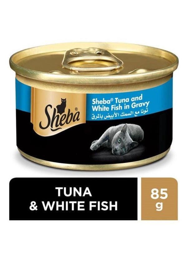 Sheba Tuna and White Fish in Gravy - 85g