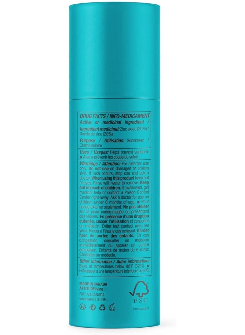 Attitude Mineral Sunscreen Face Stick For Kids 30g