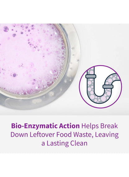 bio-enzymatic formula, clean fresh, clean fresh disposal, cleaner pods, disposal cleaner, food waste, fresh disposal, lavender-scented disposal, leftover food, leftover food waste, pipe cleaner, pipe cleaner pods, pods lavender-scented, rejuvenate, remove