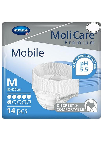 Molicare Mobile Protective Underwear - Medium 14 Pcs