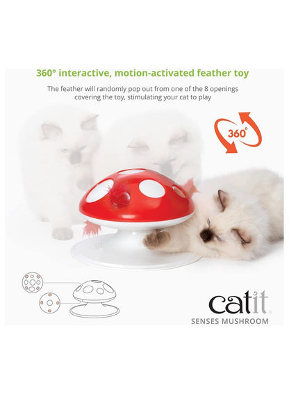 Catit Senses 2.0 Mushroom Toy for Cats