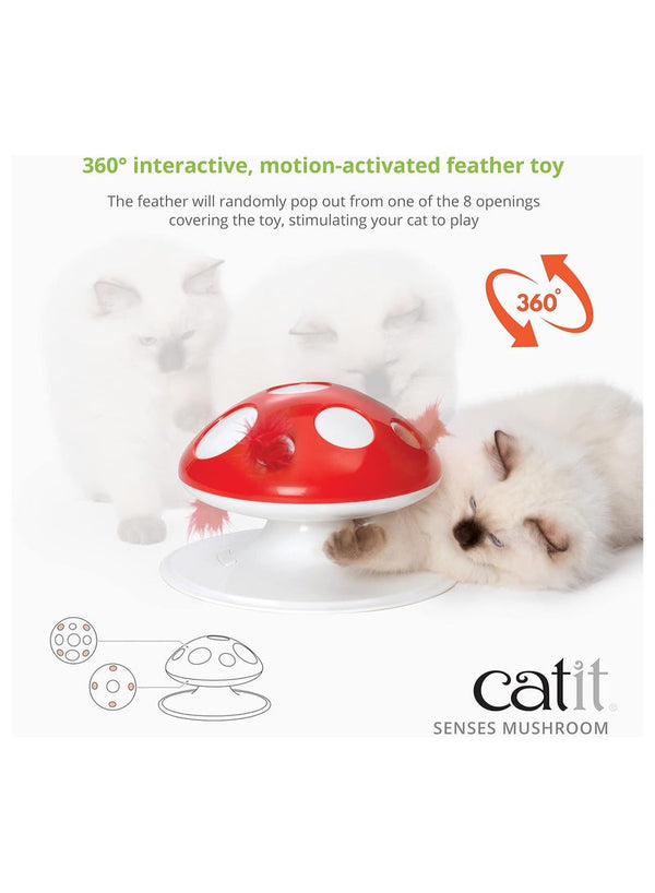 Catit Senses 2.0 Mushroom Toy for Cats