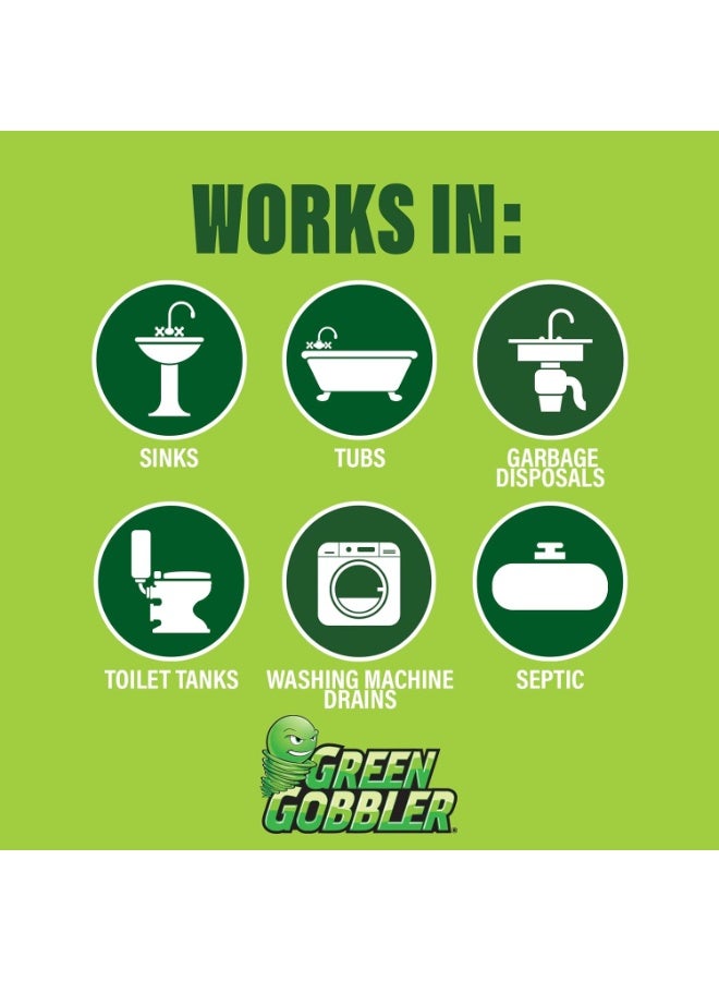 Lemon Scent Drain Cleaning Sticks - Green Gobbler