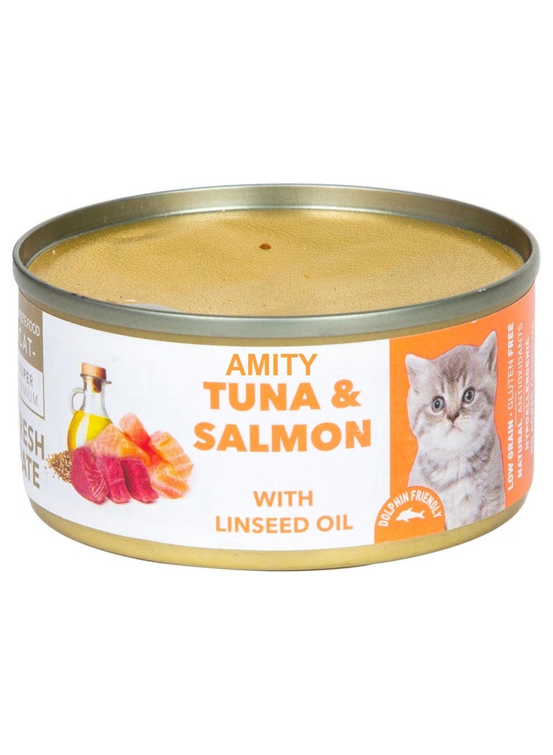 Amity Tuna & Salmon Kitten Food 80g - Premium Quality