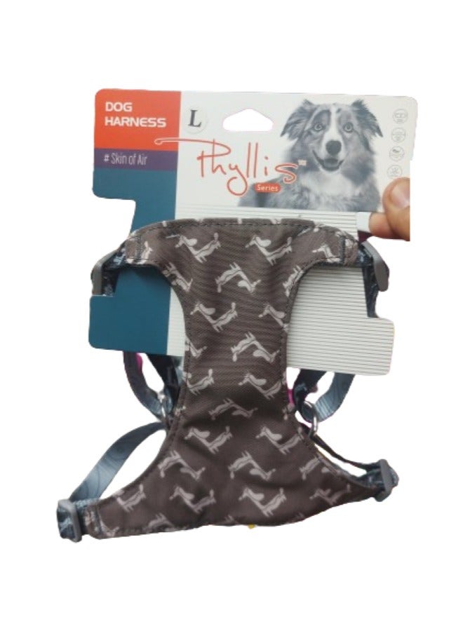 Premium Printed Dog Harness Large - Generic