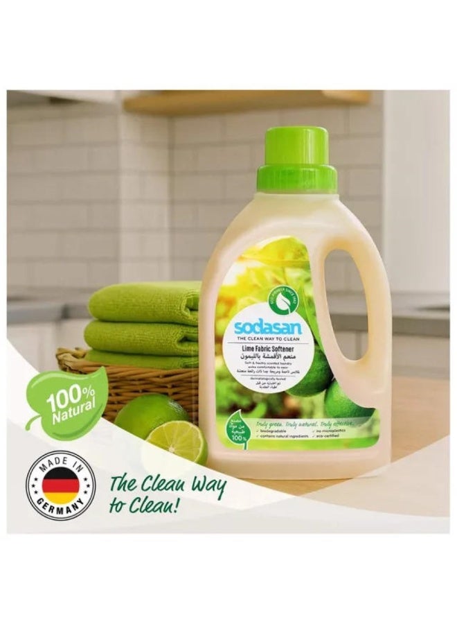 Sodasan 100% Natural Lime Fabric Softener 750 ML
