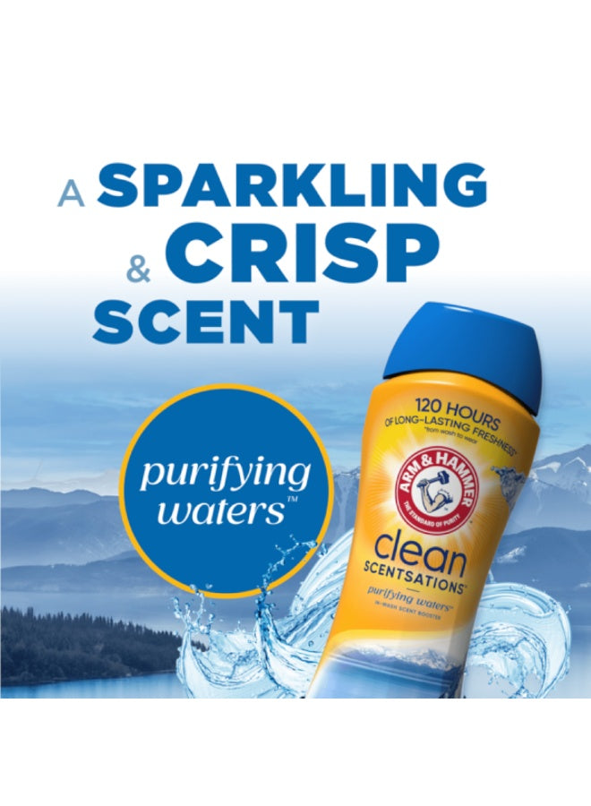 arm & hammer, booster 510g, clean scentsations, clean scentsations purifying, in-wash scent, in-wash scent booster, laundry detergent, purifying waters, purifying waters in-wash, scent booster, scent booster 510g, scentsations purifying, scentsations puri