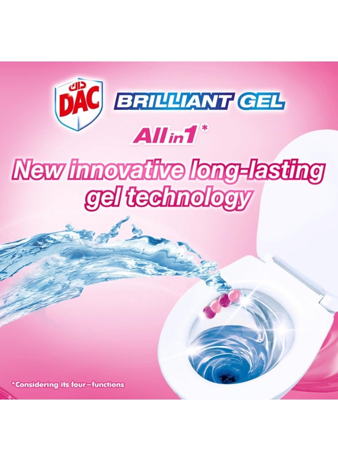 Dac Brilliant Gel Toilet Rim Block Spring Rain