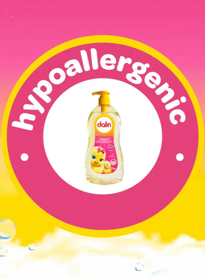 baby shampoo, baby shampoo 200ml, cool dry, dalin, day one, dermatologically tested, detangling baby, detangling baby shampoo, gentle care, hypoallergenic, one key, one safe, sensitive skin, shampoo 200ml, wet hair