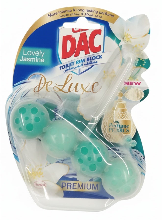 Dac Toilet Rim Block Deluxe Lovely Jasmine 50G
