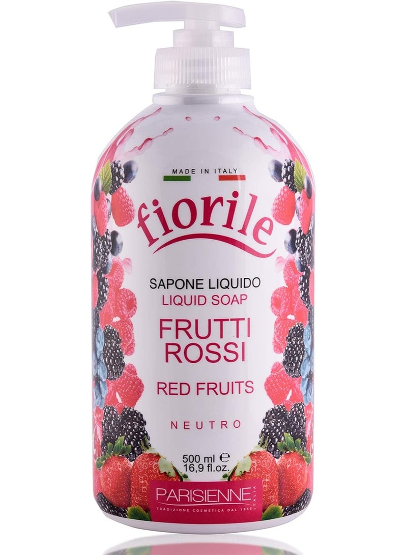 Fiorile Liquid Hand Soap Red Fruits 500ml