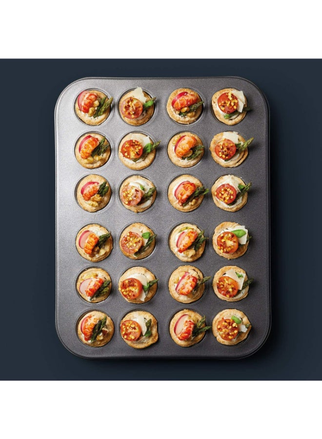 MASTERCLASS Mini Tartlette Pan with Pastry Tamper