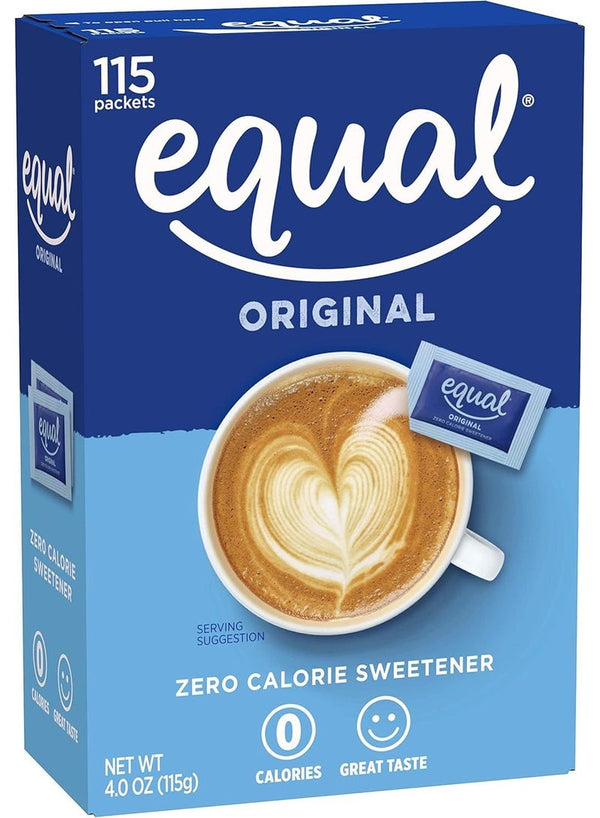 Equal Zero Calorie Sweetener Pack - 115 Sachets